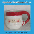Elegant santa claus shape ceramic tea pot